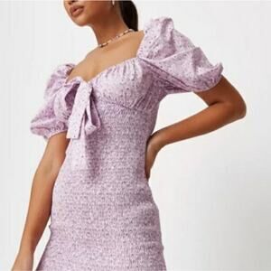 NWT Iris Smocked Mini Dress